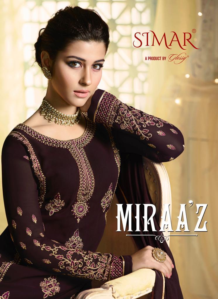 Glossy Launch Miraaz Designer Party Wear 10017-10021 Series Salwar Suit Collection