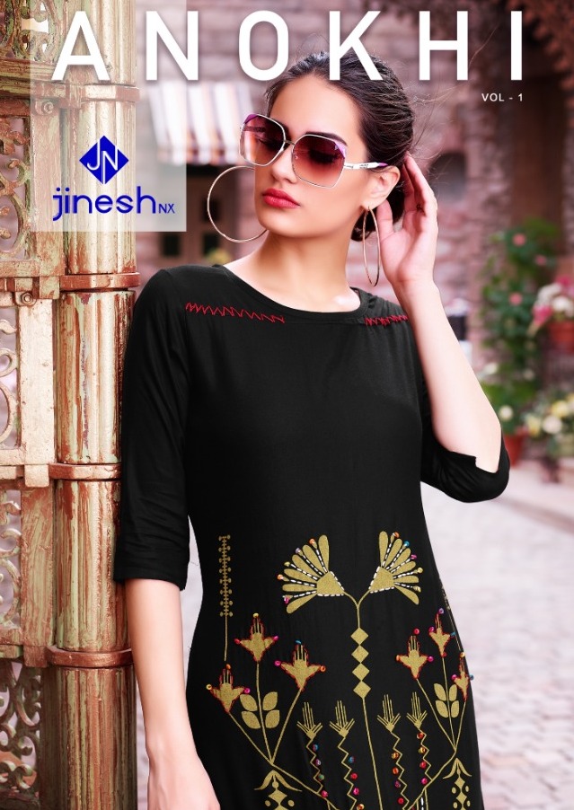 Jinesh Nx Anokhi Rayon Readymade Kurti Catalog Wholesaler