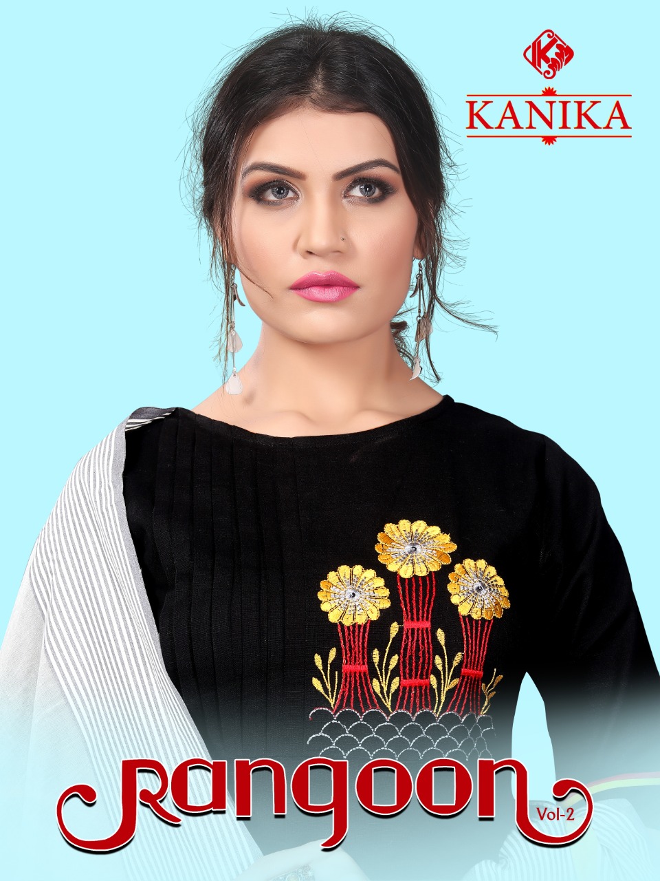 Kanika Rangoon Vol 2 Cotton Kurti With Banarasi Dupatta Collection