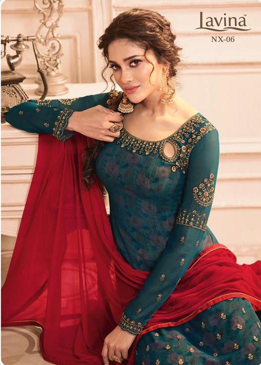 Lavina Launch Lavina Vol 6 Georgette Designer Classy Look Suit Supplier