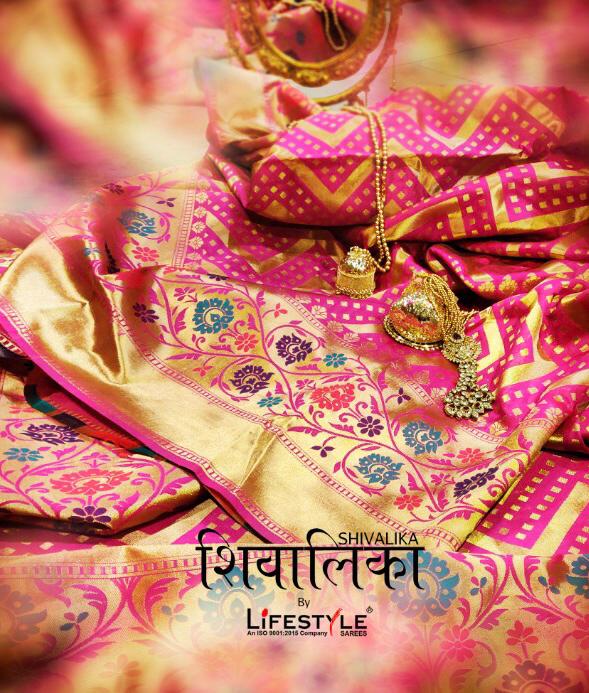 Lifestyle Shivalika Silk Looking Rich Saree Supplier In Surat Market