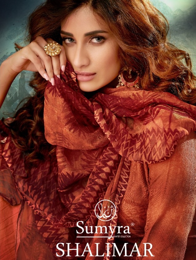 Radhika Sumyra Shalimar Pashmina Printed Suits At Cheapest Rates Online