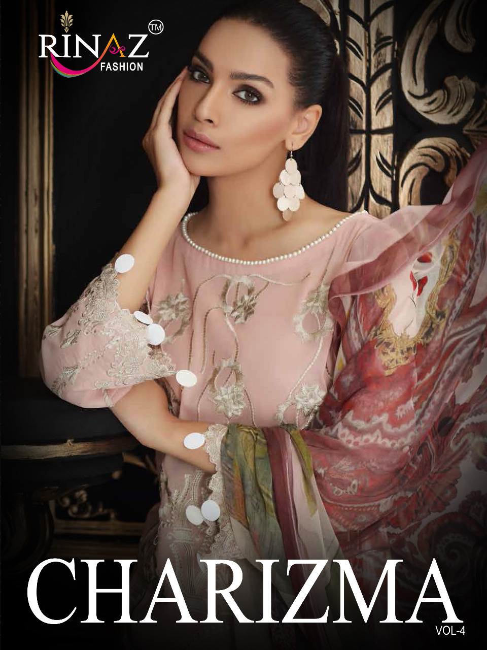 Rinaz Fashion Charizma Vol 4 Cotton Embroidered Pakistani Suits