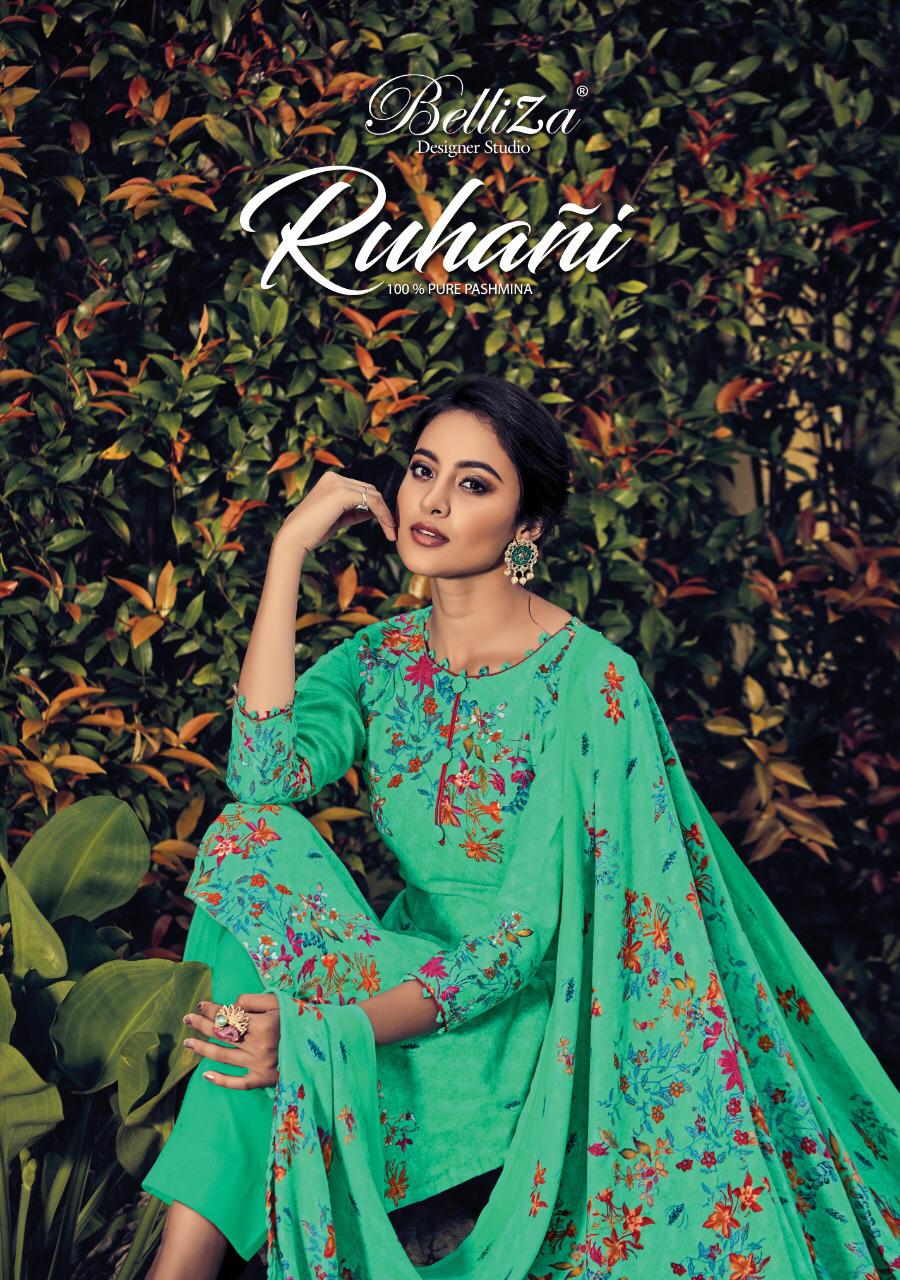 Ruhani Vol 2 By Belliza Pashmina Digital Printed Winter Wear Salwar Kameez