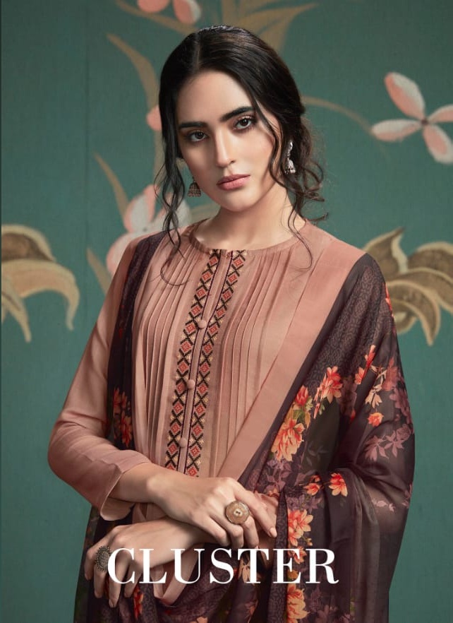 Sahiba Present Cluster Pashmina Digital Print With Embroidery Salwar Kameez