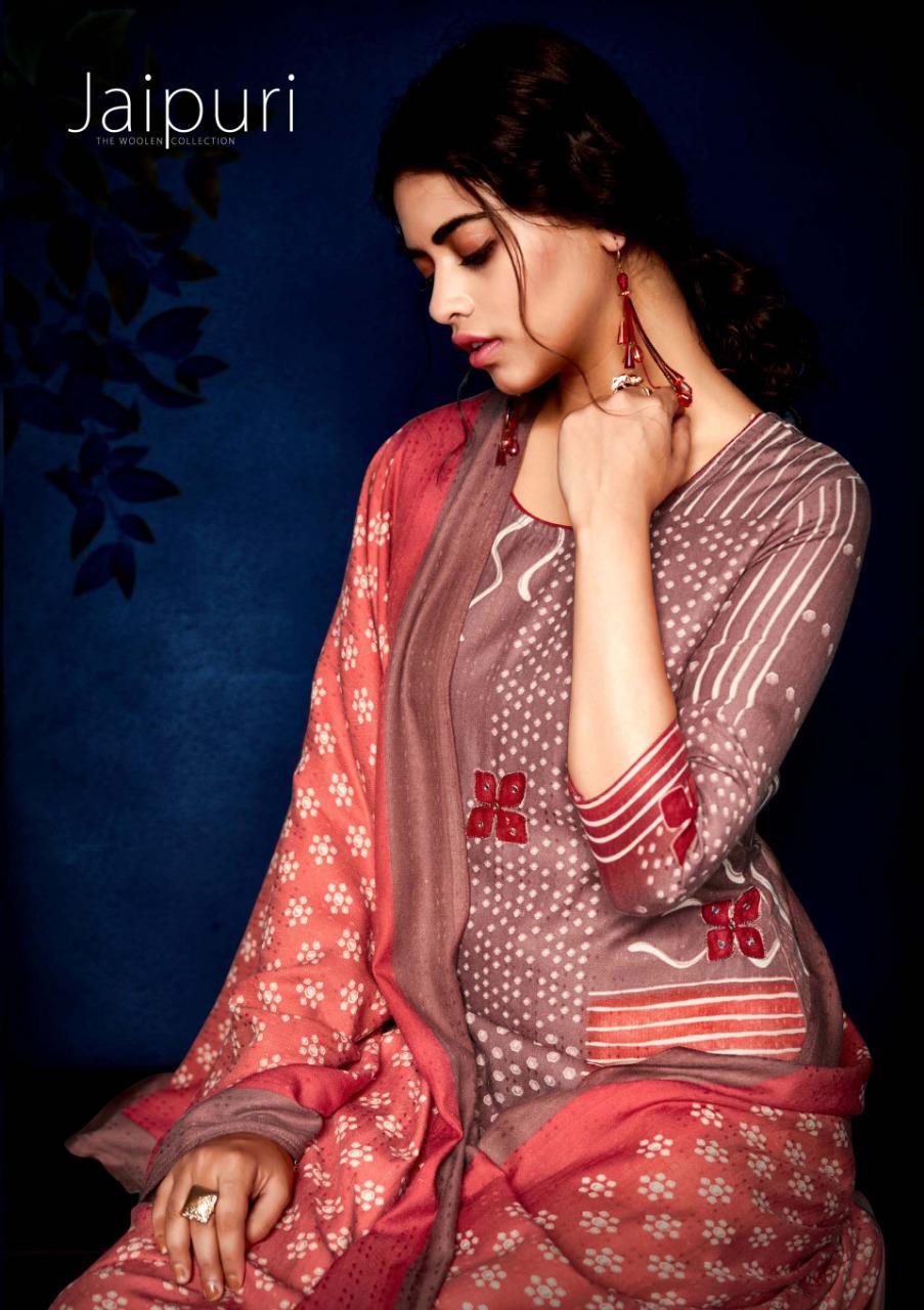 Sargam Present Jaipuri Pure Pashmina Winter Wear Salwar Kameez Trader