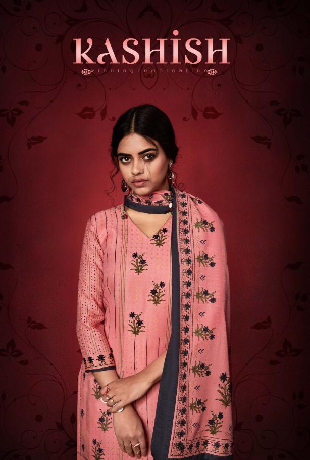 Sargam Present Kashish Pashmina Designer Foil Printed Dress Materials