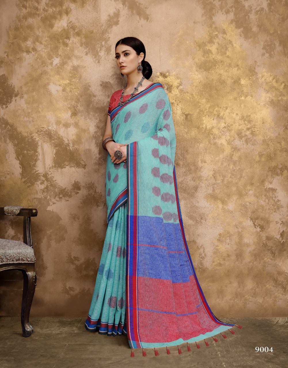 Swarna By Ashika Saree Linen Cotton Traditional Wear Saree Collection