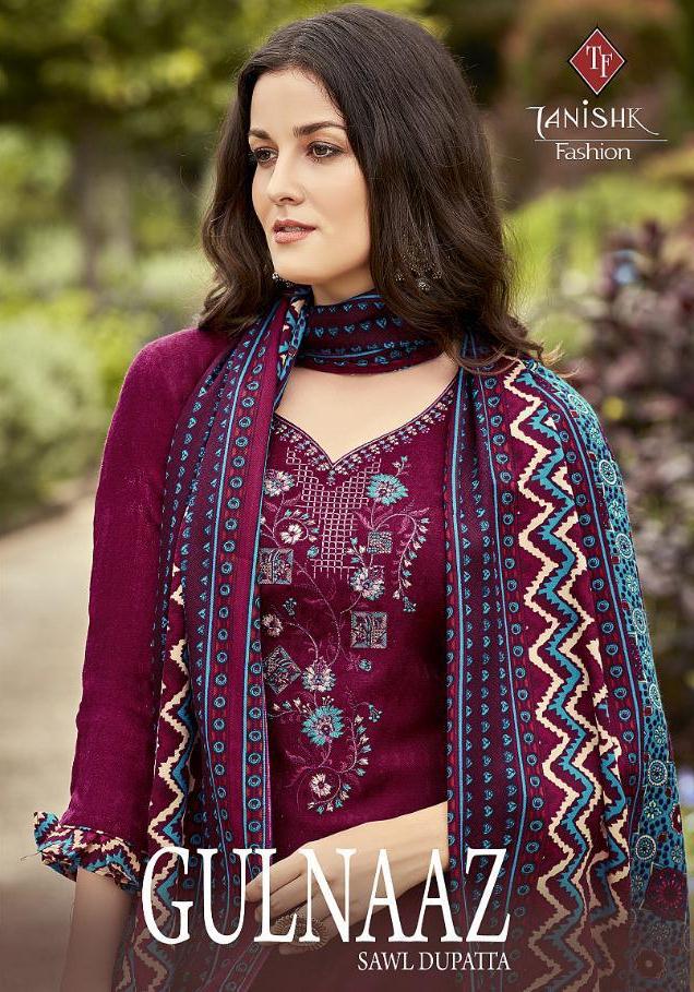 Tanishk Fashion Launch Gulnaaz Pashmina Print Salwar Suit At Cheapest Price In Surat Market