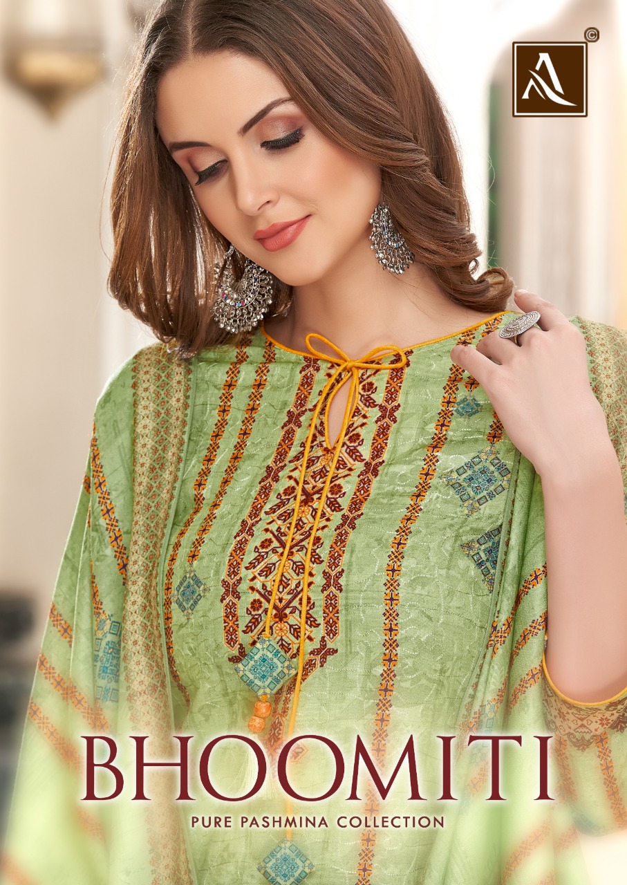 Alok Suit Bhoomiti Wool Pashmina Dress Materials Wholesaler Surat