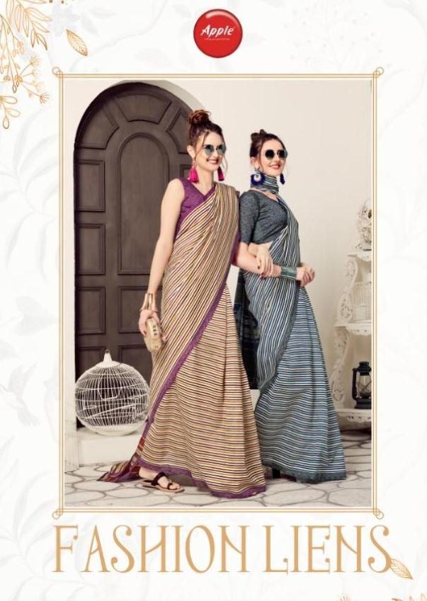 Apple Fashion Lines Bhagalpuri Cotton Silk Regular Wear Saree Online