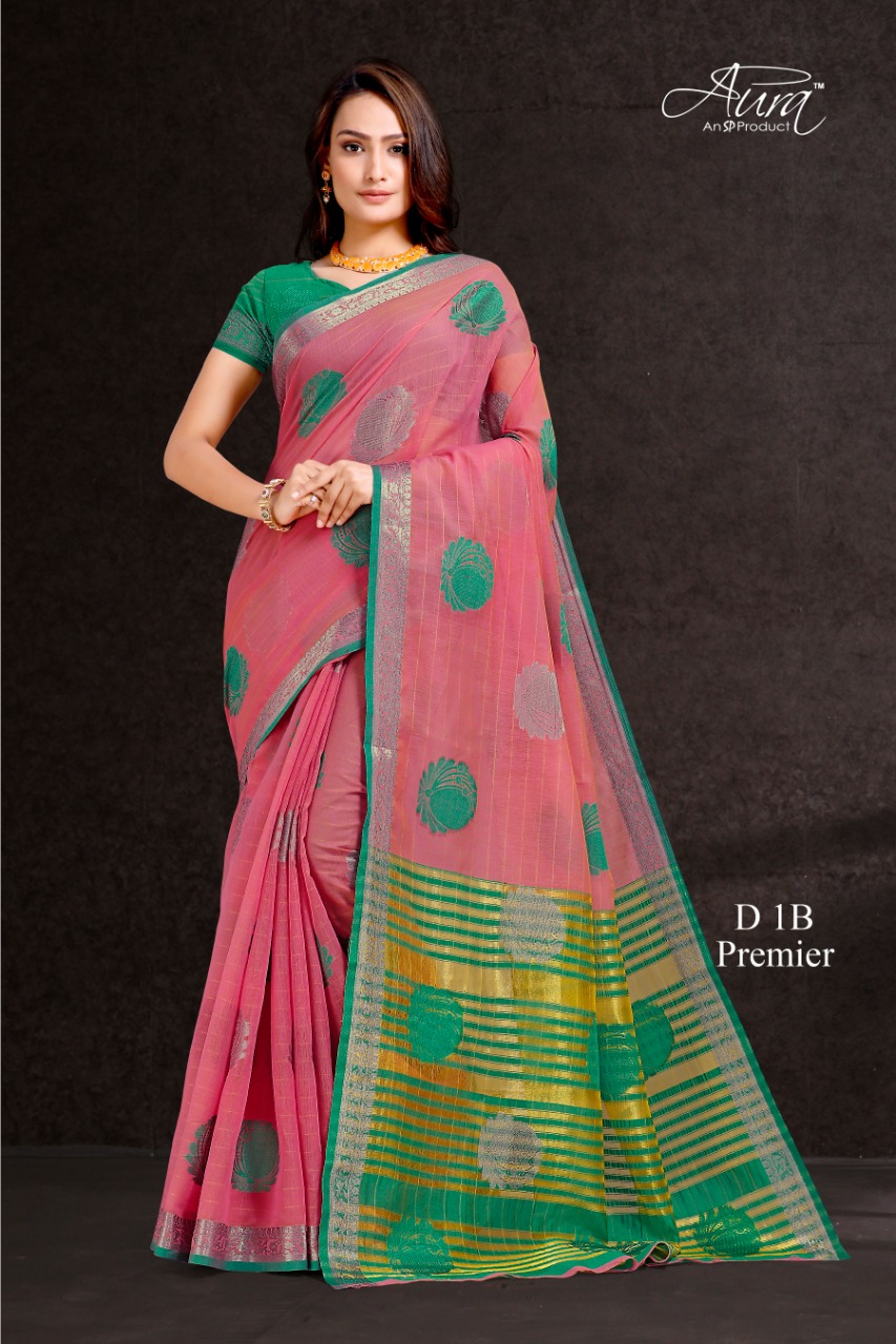 Aura Saree Launch Premier Vol 4 Chanderi Traditional Wear Saree Seller