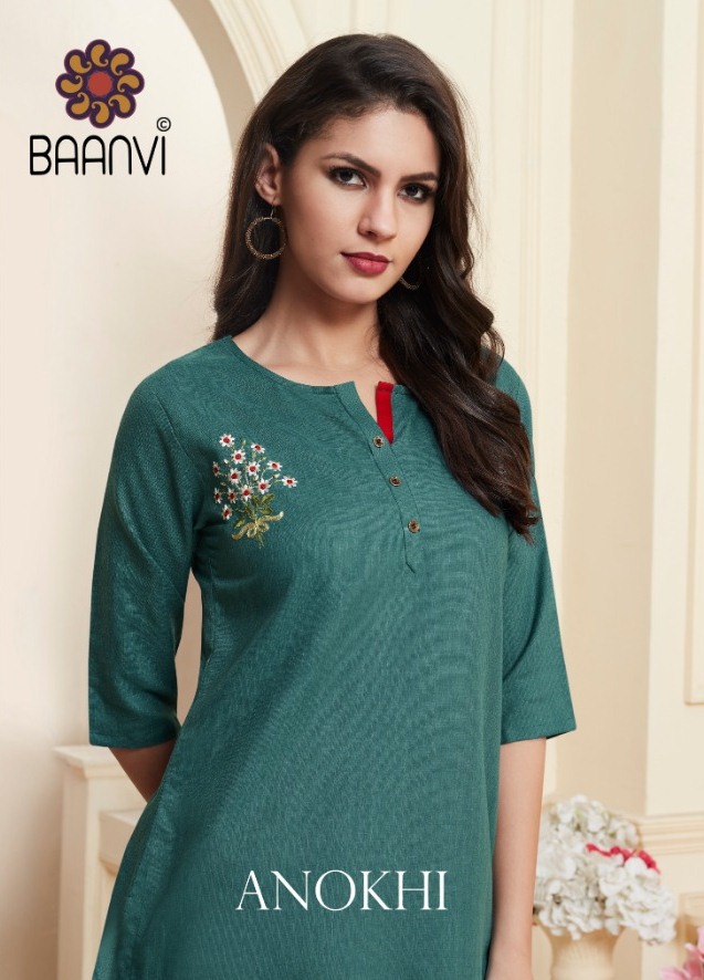 Baanvi Launching Anokhi Casual Wear Kurti At Cheapest Rate In Surat Market