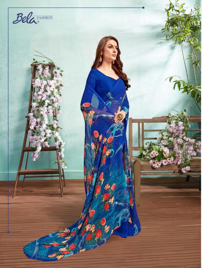 Buy Saroj Suwarna Georgette Digital printed Festive Wear Georgette Saree  Collection