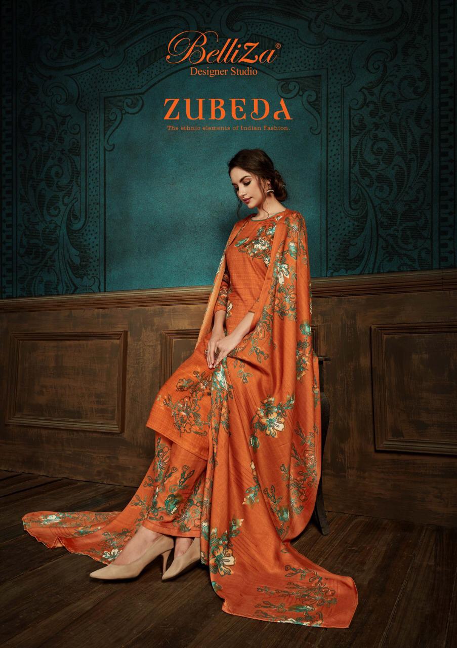 Belliza Designer Studio Zubeda Vol 2 Pashmina Digital Printed Salwar Suit Dealer