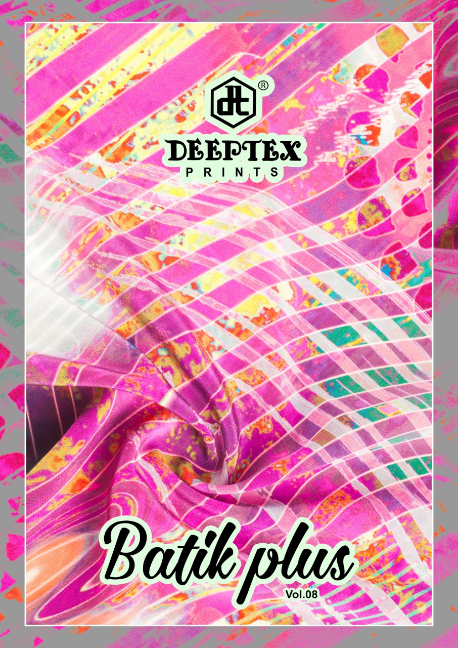 Deeptex Prints Batik Plus Vol 8 Unstitched Cotton Ladies Suits