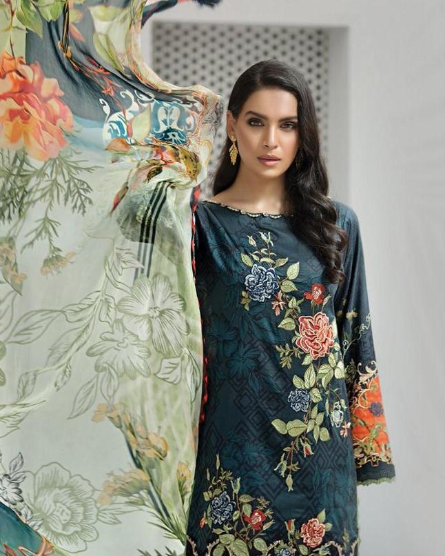 Iris Vol 2 Karachi Cotton Printed Dress Material At Cheapest Price In Surat Market