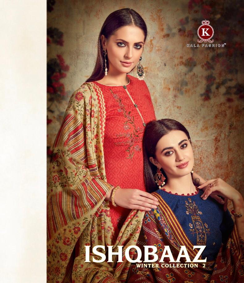 Ishqbaaz Vol 2 By Kala Fashion Pashmina Patiyala Salwar Kameez Online Supplier