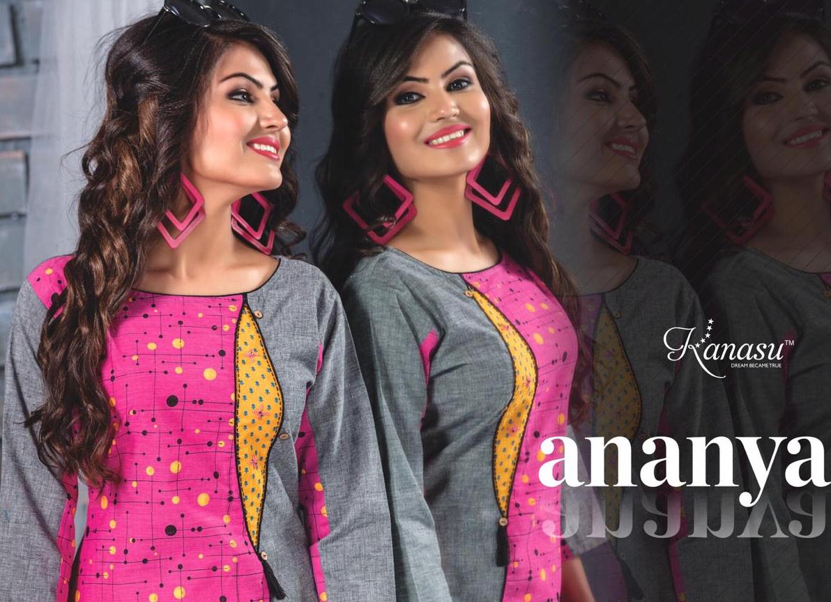 Kanasu Present Ananya South Cotton Mix And Match With Screen Print Kurti