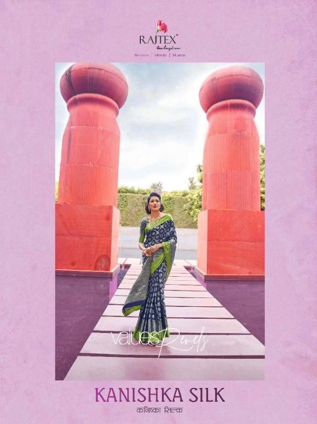 Kanishka Silk By Rajtex Silk Saree With Weaving Satin Patta Collection