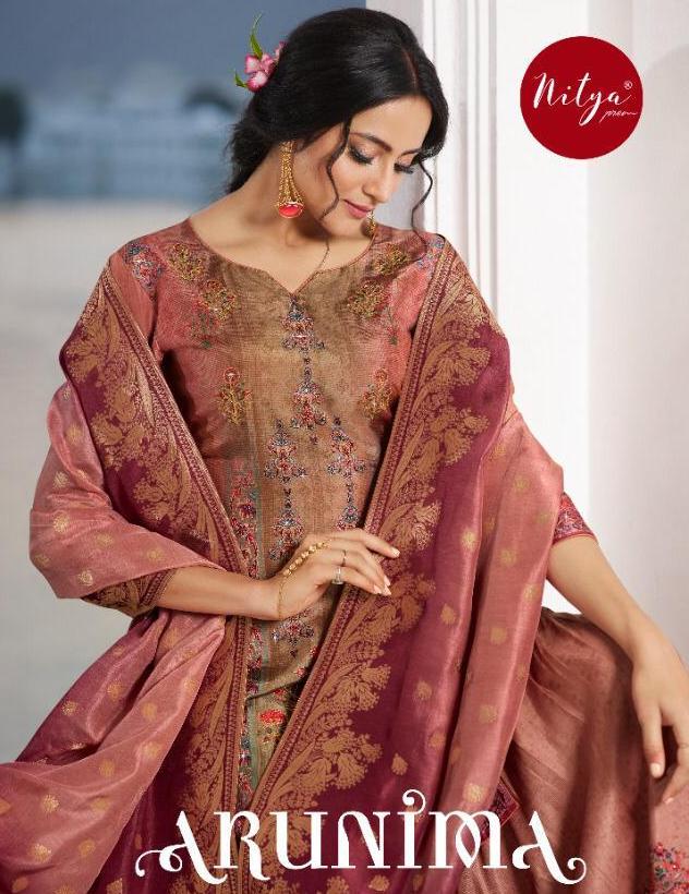 Lt Fabrics Arunima 101-106 Series Silk Heavy Looking Stylish Dresses Buy Online