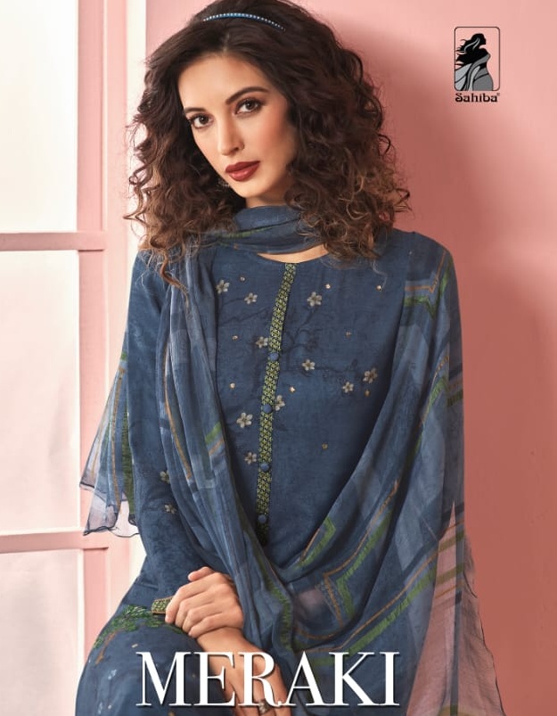 Sahiba Meraki Pure Pashmina Digital Print Winter Salwar Suits Catalog