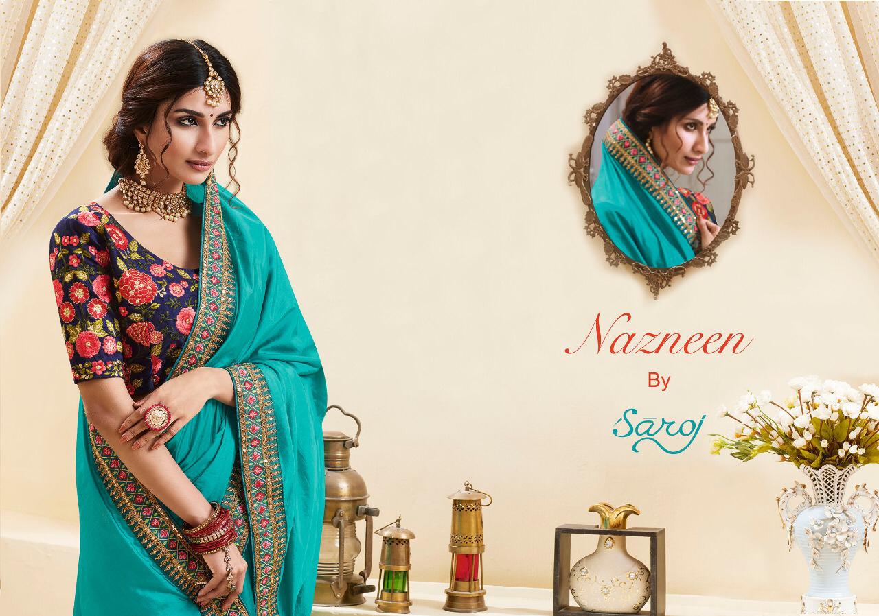 Saroj Present Nazneen Heavy Silk Designer Saree Wholesale Price