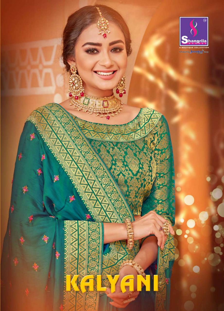 Shangrila Launch Kalyani Vol 2 Wedding Season Designer Party Wear Saree Wholesaler