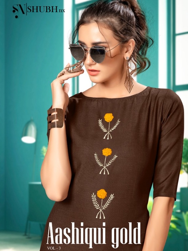 Shubh Nx Aashiqui Gold Vol 3 Readymade Kurti Catalog At Cheapest Rate