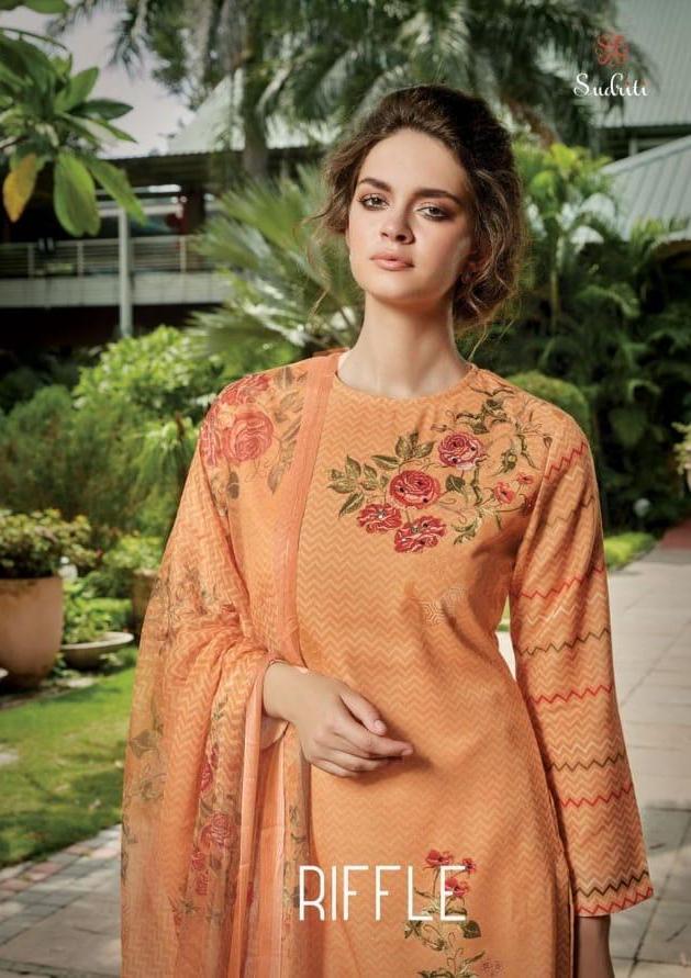 Sudriti Present Riffle Pashmina Digital Print With Hand Work Stylish Salwar Suit Seller