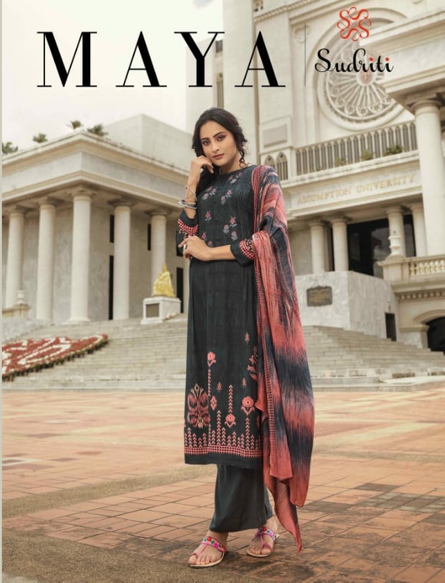 Sudriti Presents Maya Pashmina Printed Winter Salwar Suits Catalog At Best Prices