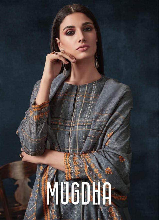 T And M Present Mugdha Pashmina Digital Print Formal Wear Suit Exporter