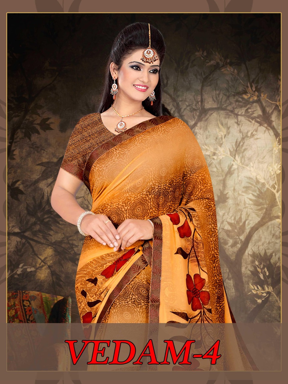 Vedam Vol 4 Casual Wear Soft Printed Saree Online Shopping In Surat Market