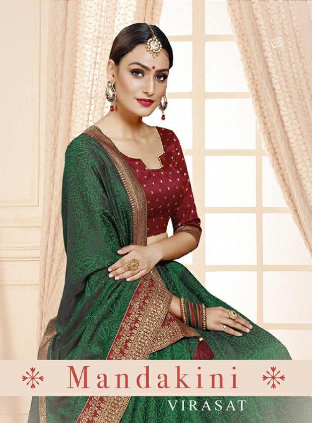 Vipul Present Mandakini Virasat Traditional Wear Heavy Look Saree Supplier