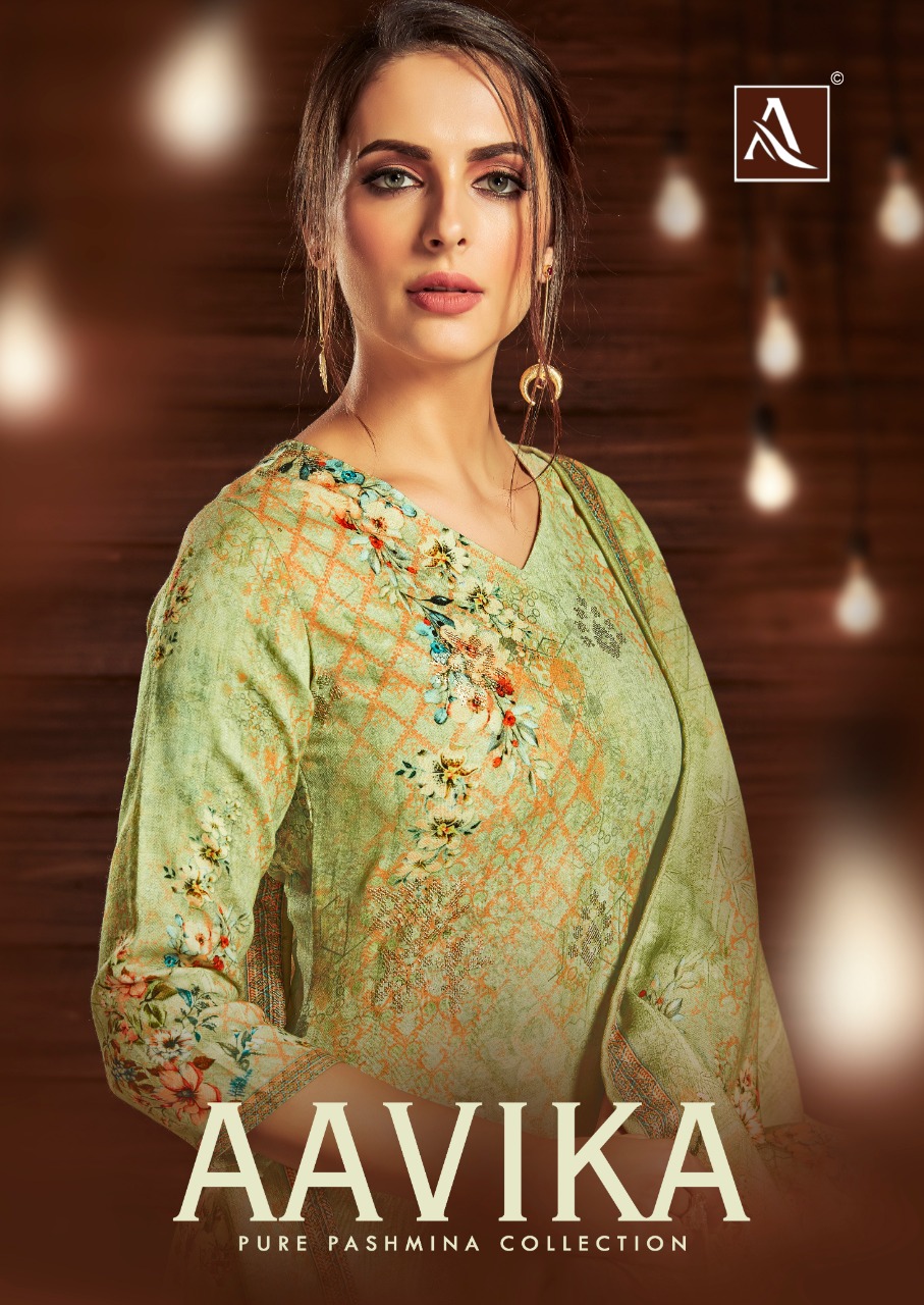 Aavika By Alok Suit Pashmina Jequard Salwar Suit Supplier