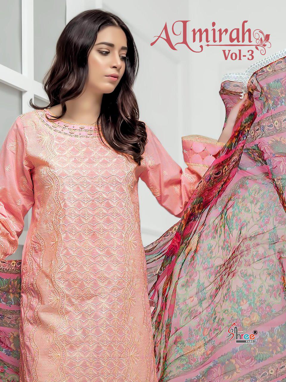 Almirah Vol 3 By Shree Fab Pure Cotton Casual Wear Salwar Kameez In Surat