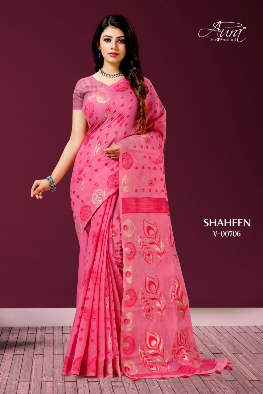 Aura Saree Present Shaheen Chanderi Traditional Wear Saree Online Shopping