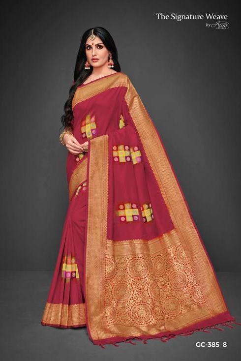 Aura Saree Riwayat Traditional Wear Heavy Silk Saree Wholesaler In Surat Market