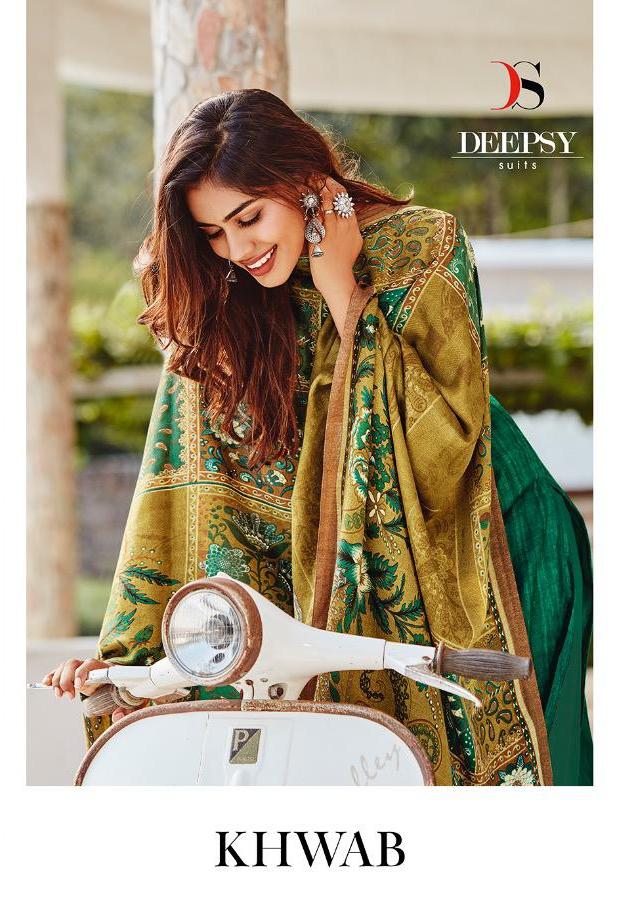 Deepsy Khwab Jam Cotton Print With Embroidery Wholesaler Surat