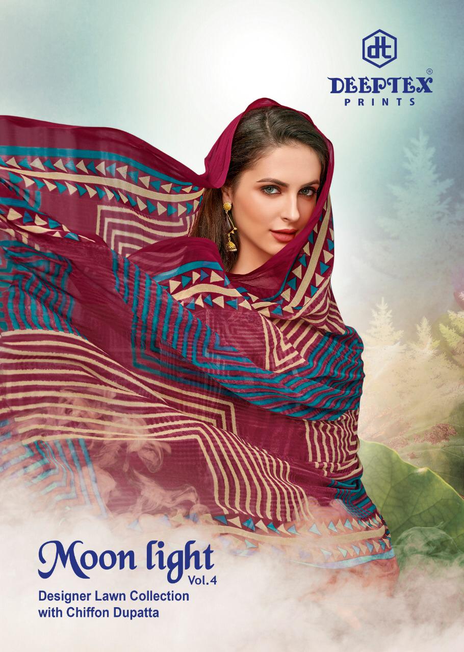 Deeptex Launch Moonlight Vol 4 Lawn Designer Formal Wear Dree Materials