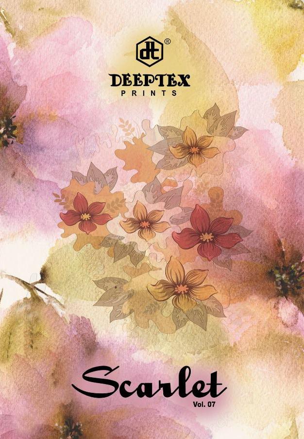 Deeptex Present Scarlet Vol 7 Cotton Regular Wear Salwar Suit Wholesale Rate