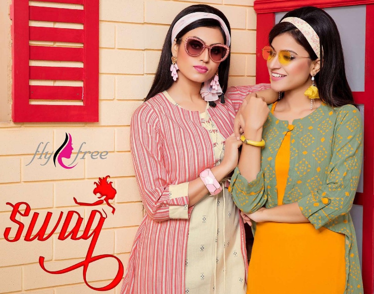 Fly Free Swag Heavy Handloom Fancy Exclusive Design Kurti Catlog Collection