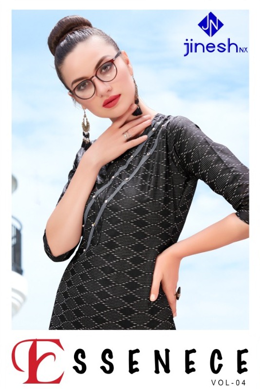 Jinesh Nx Launch Essence Vol 4 Cotton Print Daily Wear Kurti Supplier In Surat