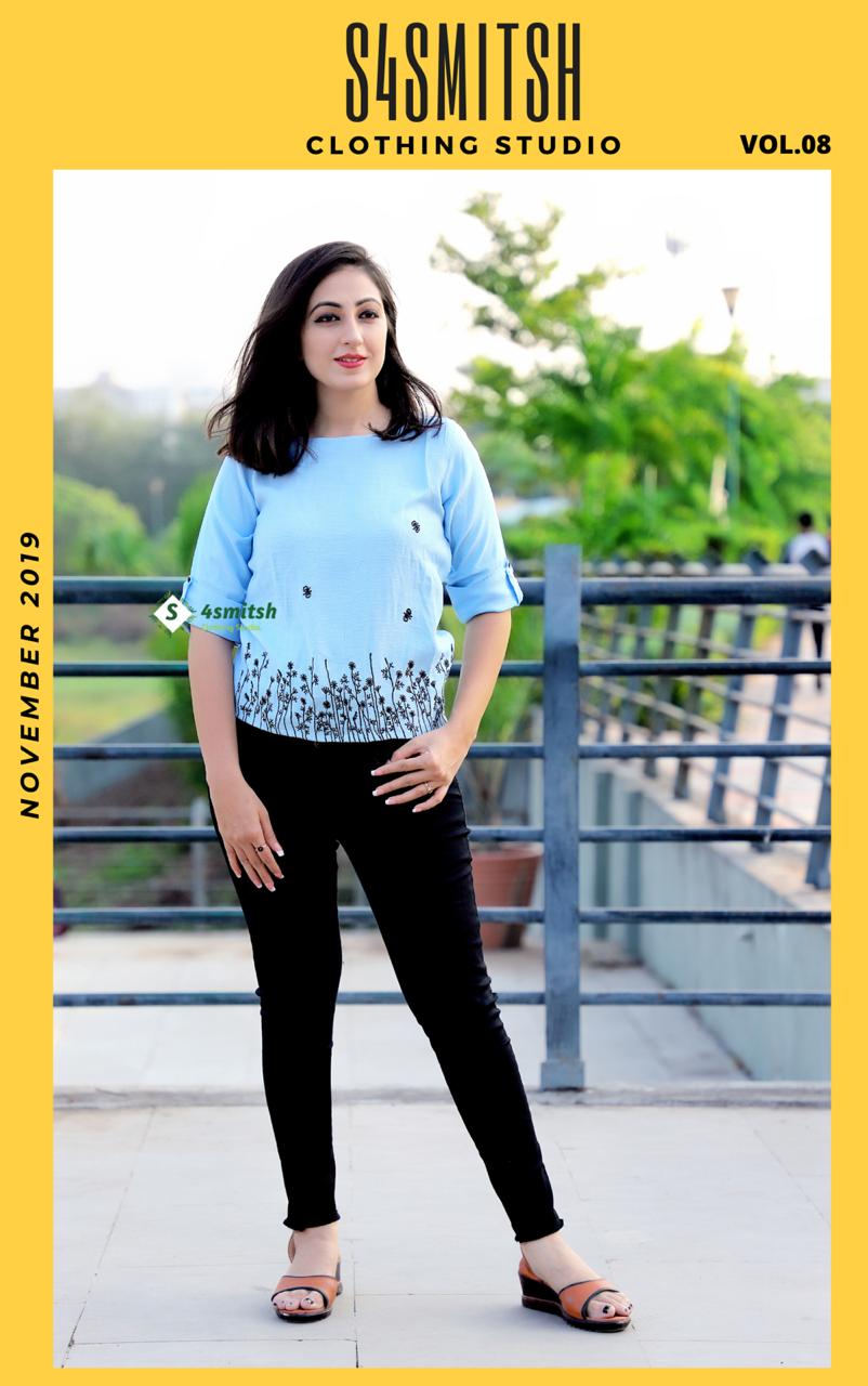 K4u Launching Vol 8 Premium Cotton Western Short Tops Catlog Collection