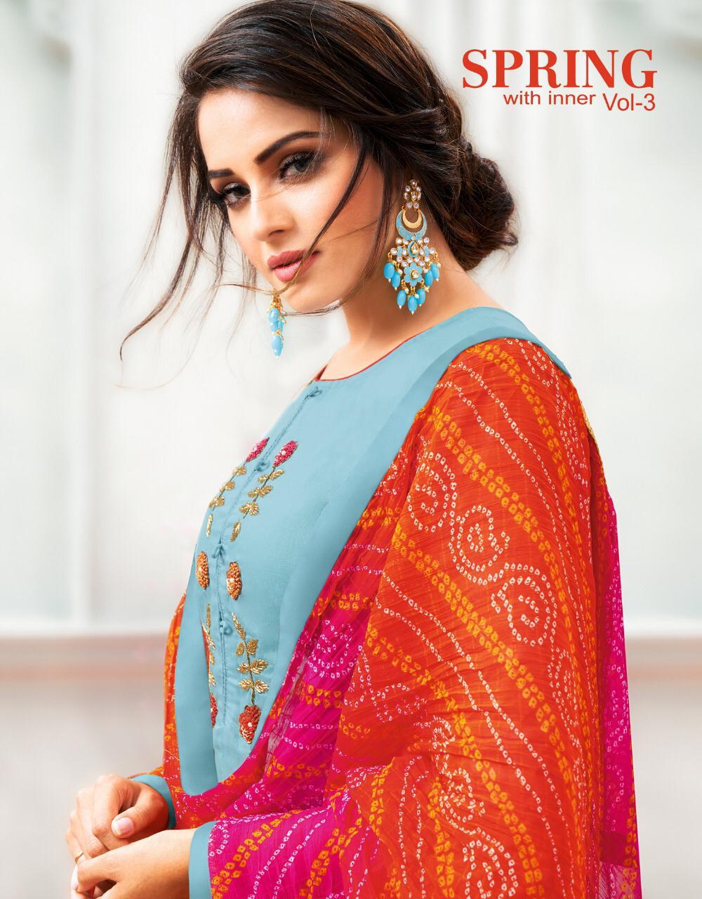 Kapil Trendz Present Spring Vol 3 Cotton Modal Formal Wear Salwar Suit Supplier