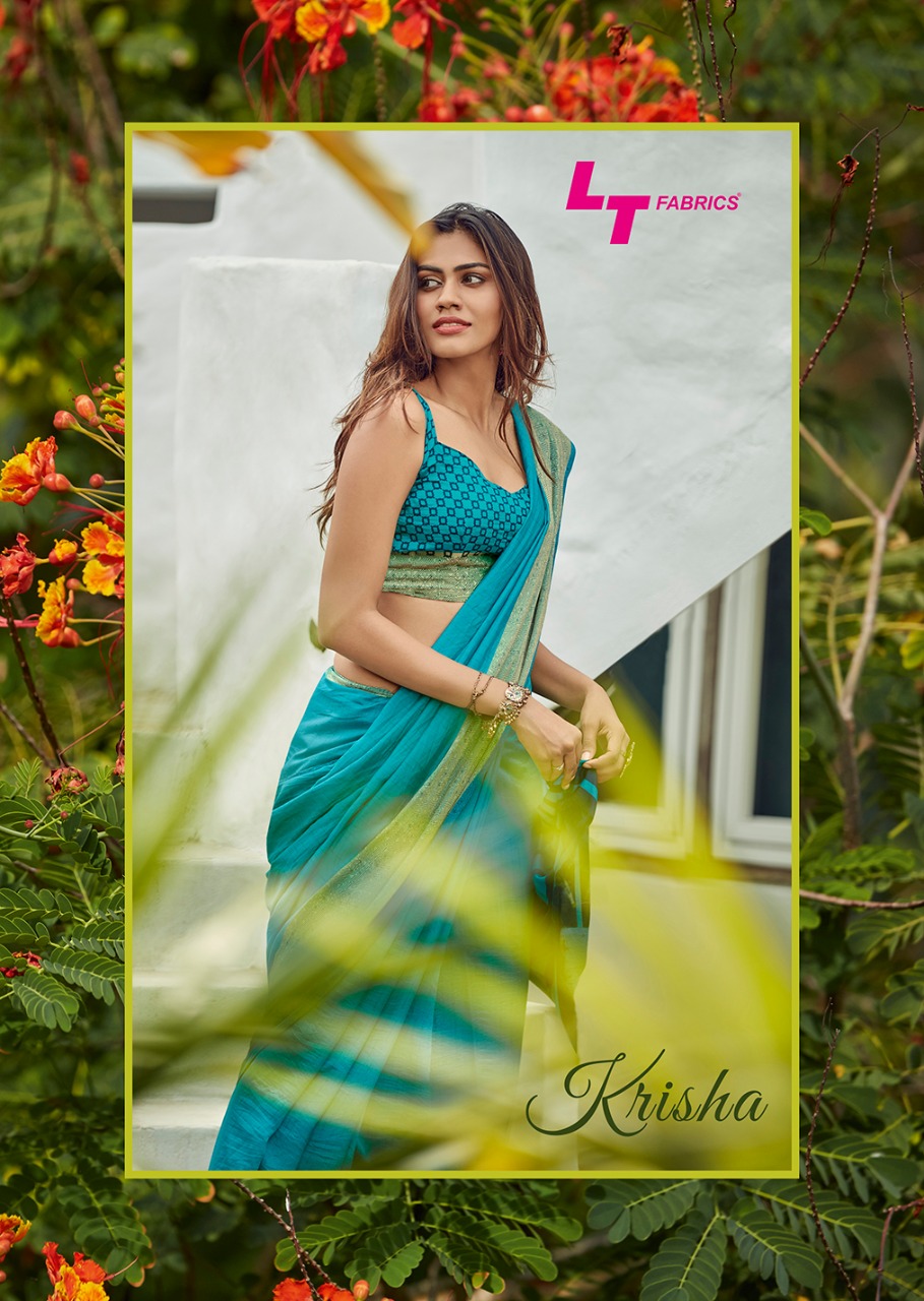 Lt Fashion Krisha Sana Silk Good Looking Designer Saree Wholesaler