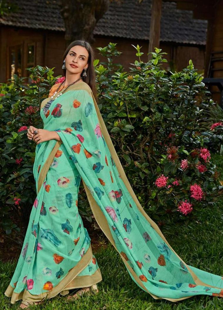 Lt Launching Meera Cotton Silk Casual Wear Saree Wholesale Rate