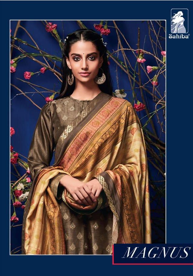 Sahiba Launch Magnus Pure Silk Digital Print Party Wear Salwar Suit Seller