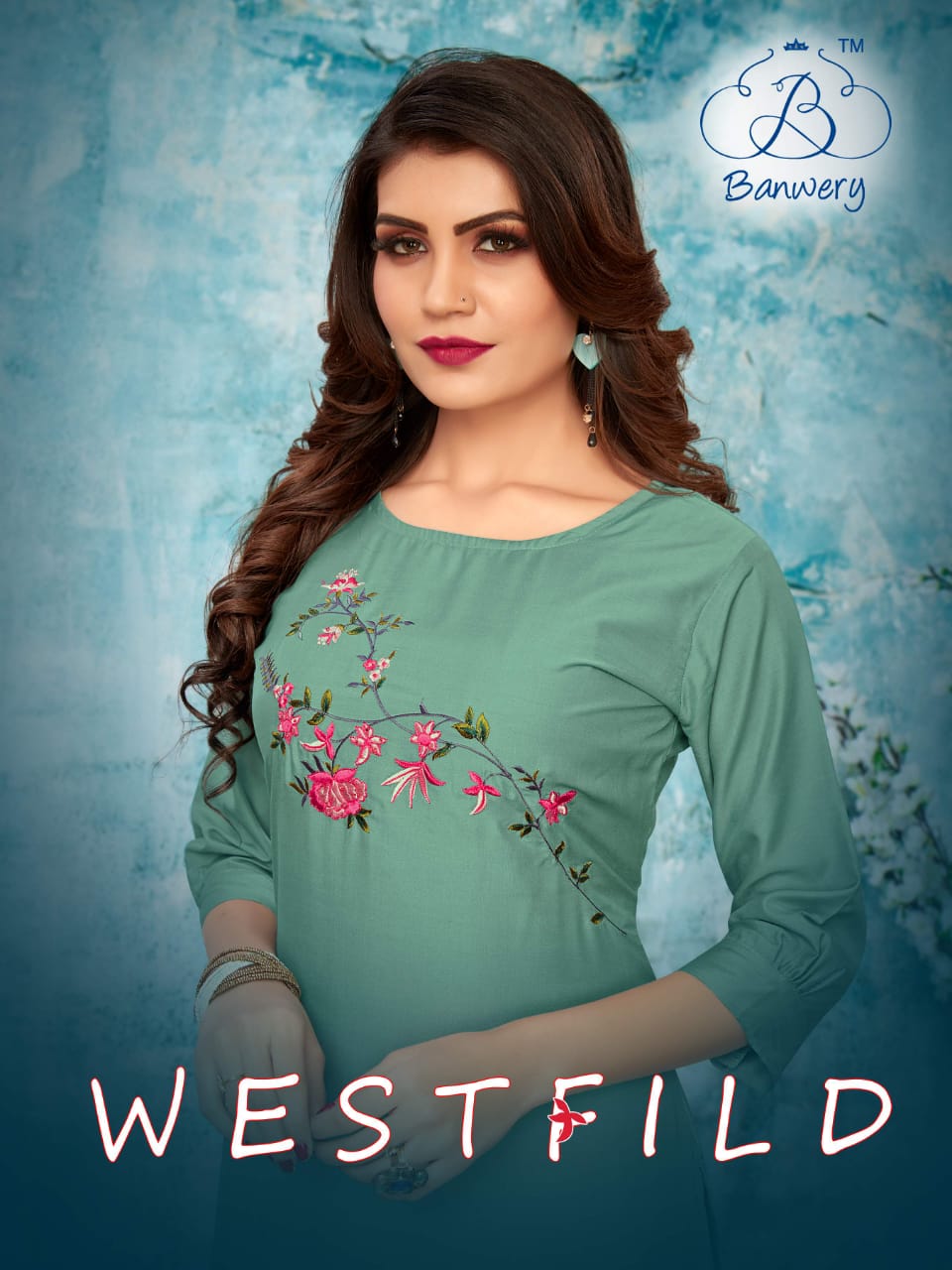 Westfield By Banwery Heavy Maslin Silk Formal Wear Kurti At Cheapest Rate