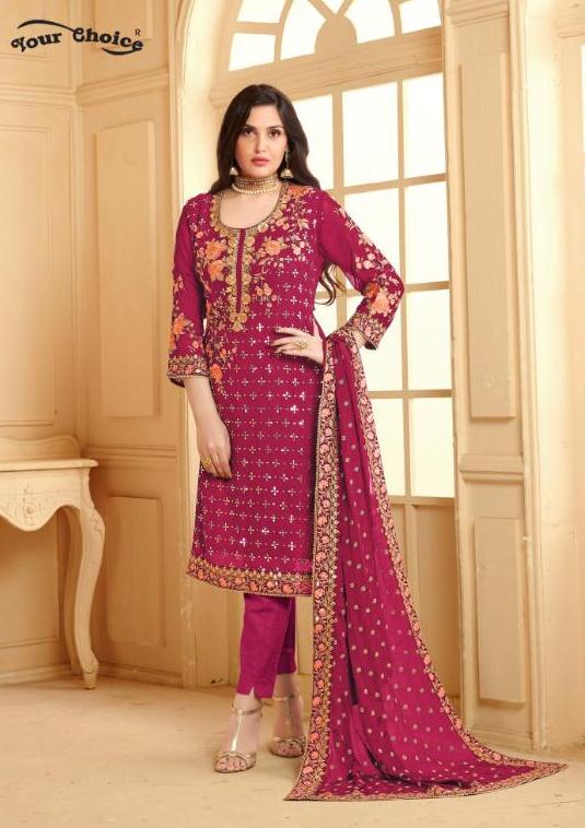 Your Choice Launch Oye Kudi Vol 2 Pure Viscose Special Colour And Design Suit